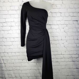 NWT Windsor Size S One-Shoulder Asymmetrical Mini Dress
